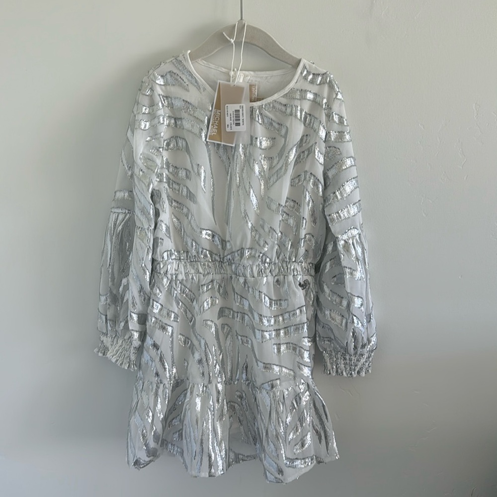Brand New Micheal Kors Zebra Dress Girls Size 8